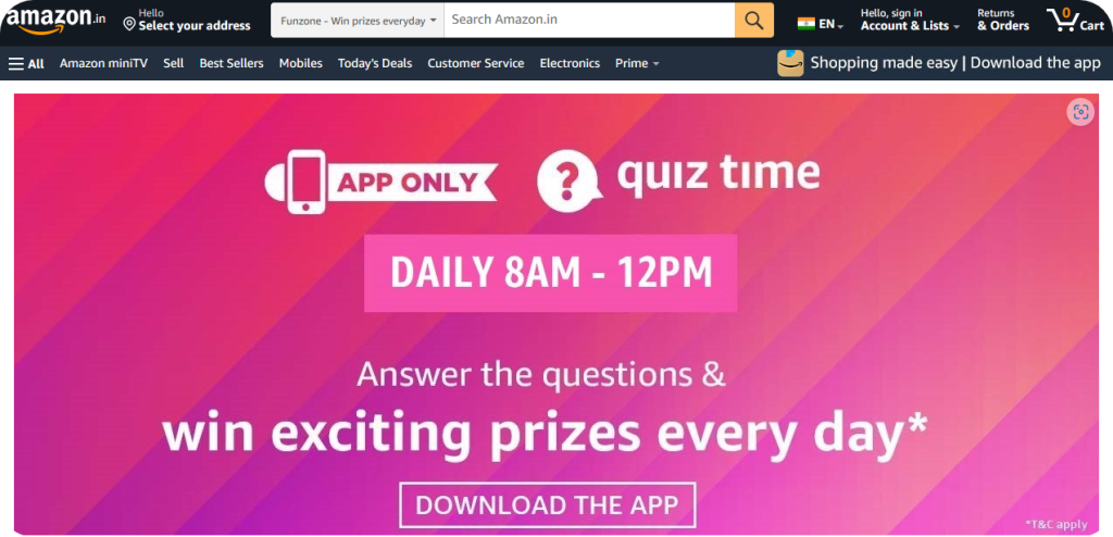 Ecommerce Quiz Ideas.