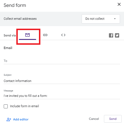 Embed Google Form In Website.