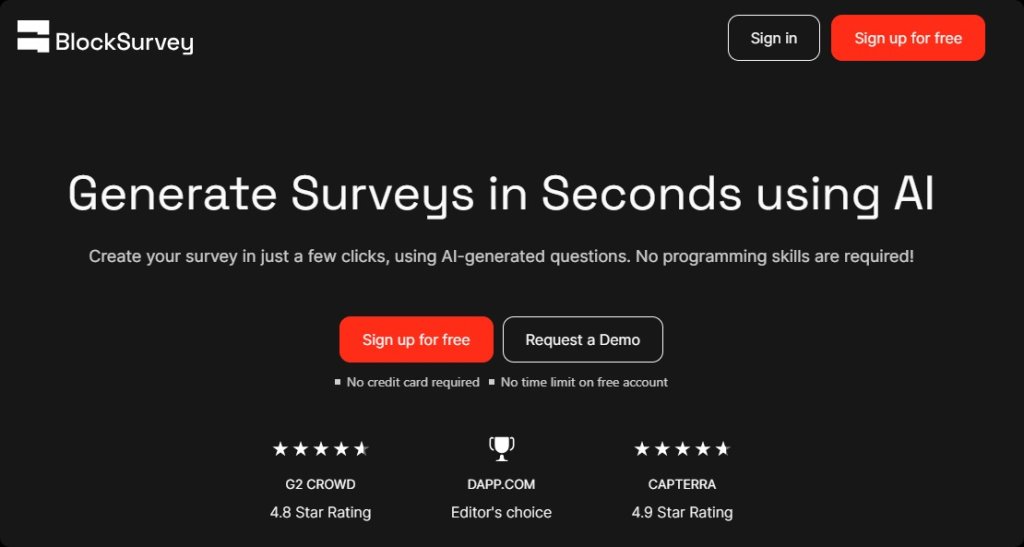 AI Survey Generators.