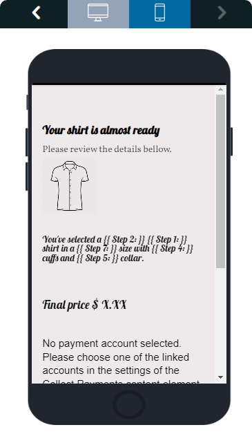 product configurator template.