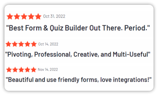 involve.me reviews.