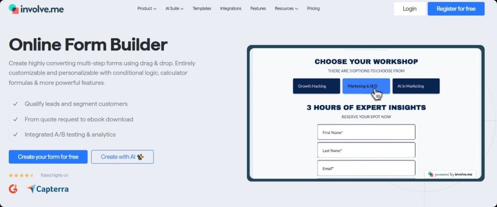 best online form builder.
