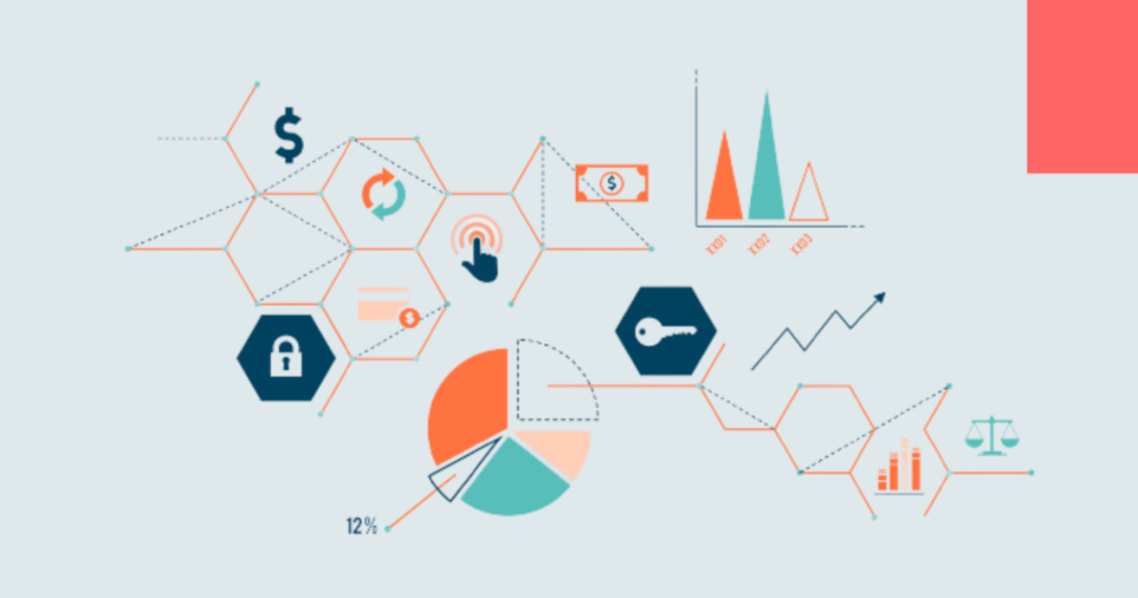 pie chart and graphs.