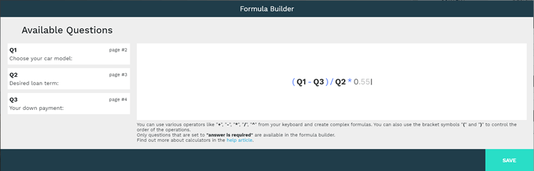 How to embed a web calculator on your website.