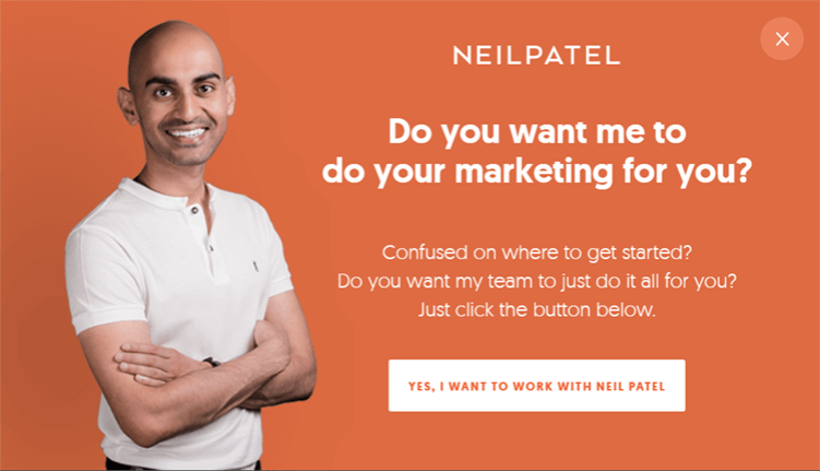 Neil Patel CTA.