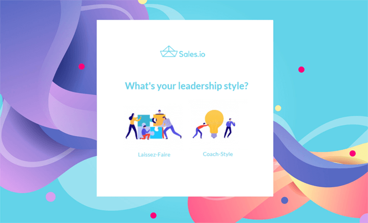 leadership quiz sales.io.