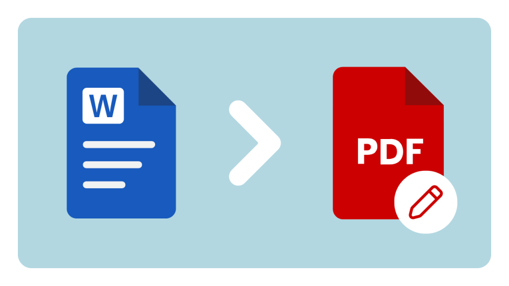 Convert Word form to fillable PDF.