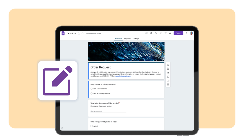 How to Edit a Google Form.