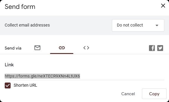 How to Share a Google Form.