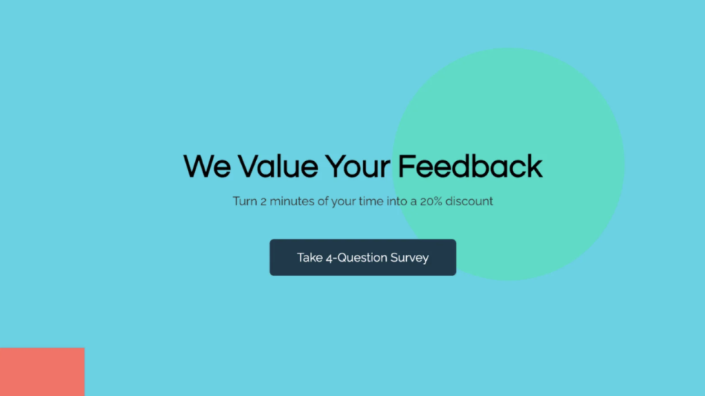 product survey.