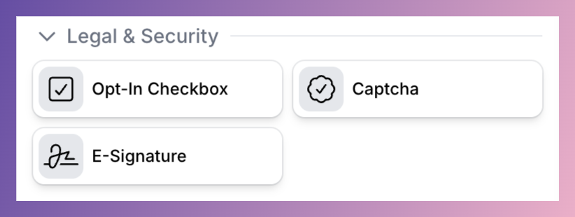 involve.me security elements.