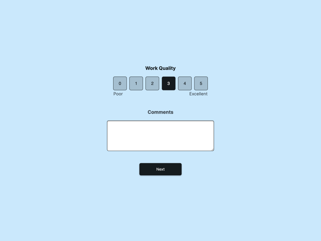 Employee Evaluation Form Template.