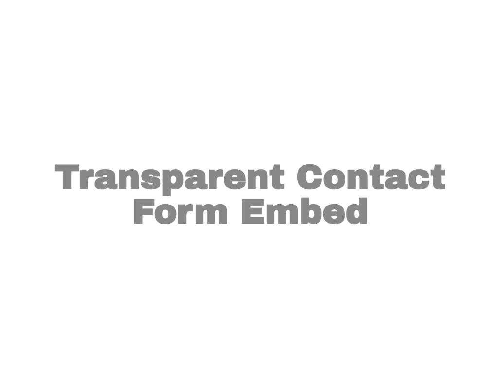 contact form.