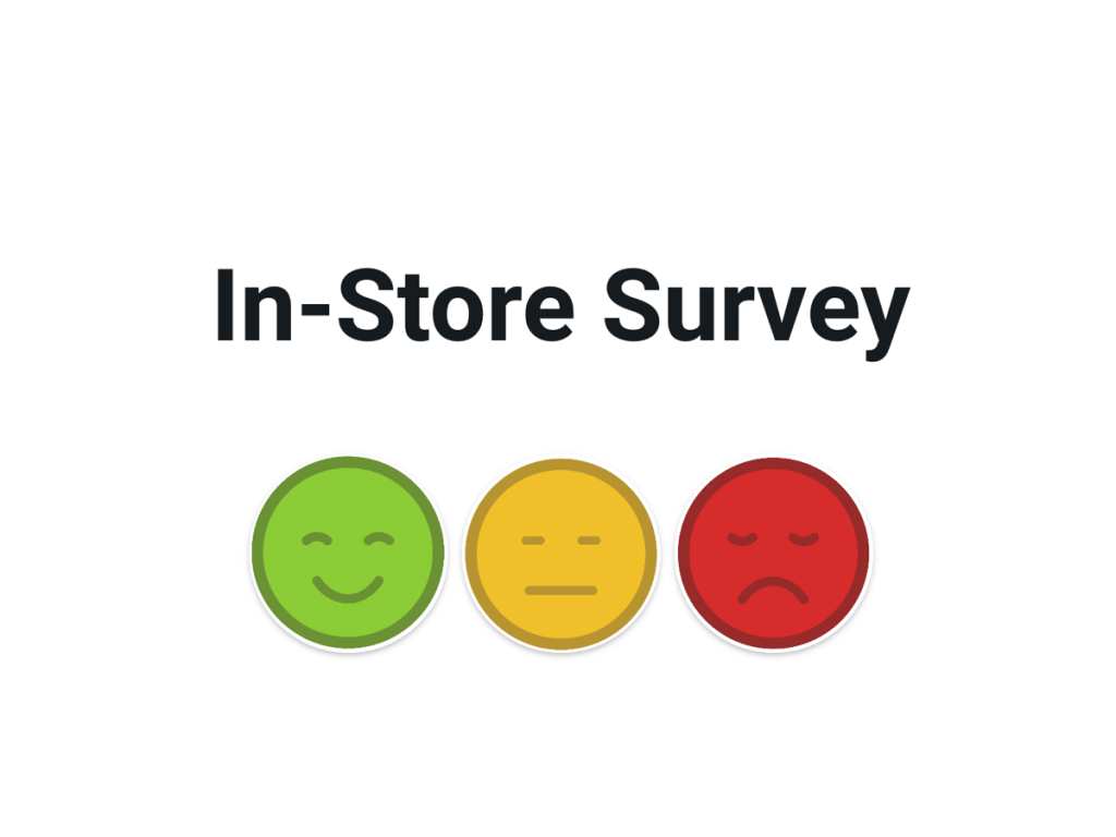 in store survey.