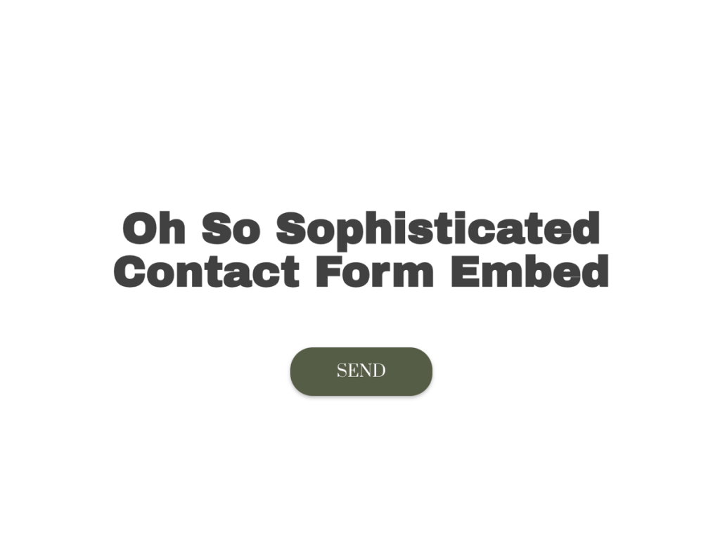 contact form.