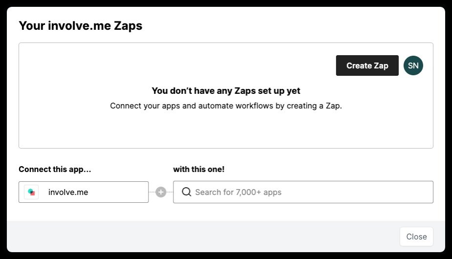 Zapier Integration with Online Forms.