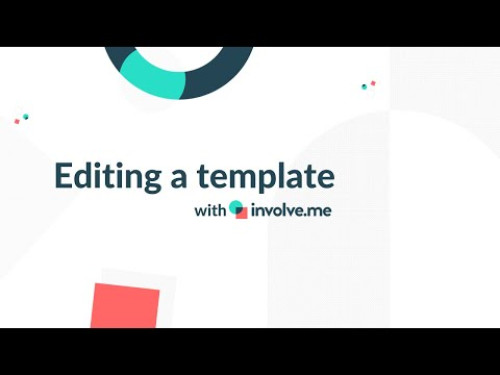 Editing an involve.me Template